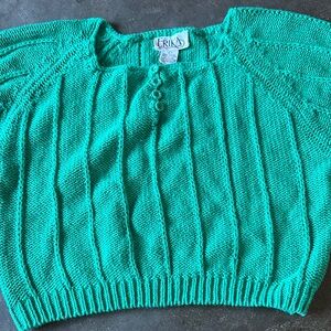 Erika Women's Teal Knit Sweater